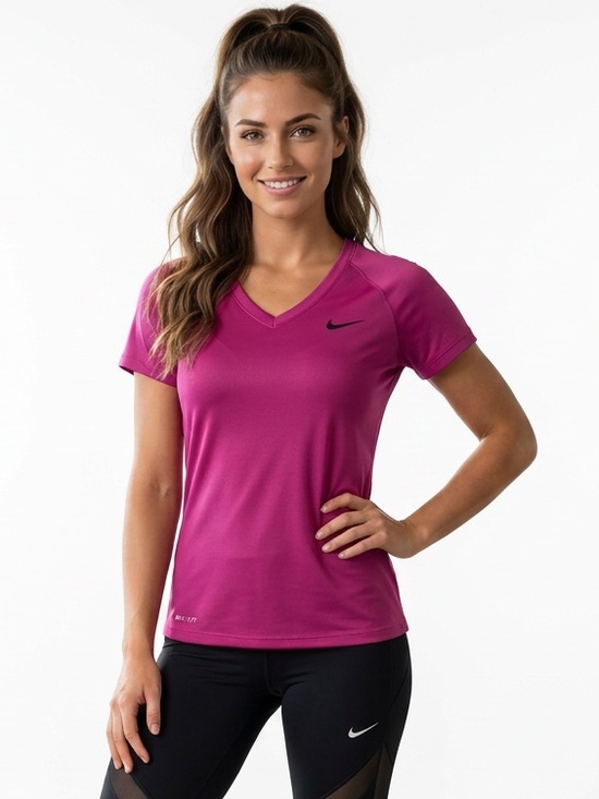 Nike Tops - Nike Pro Fitted V-Neck II Women's Shirt -M